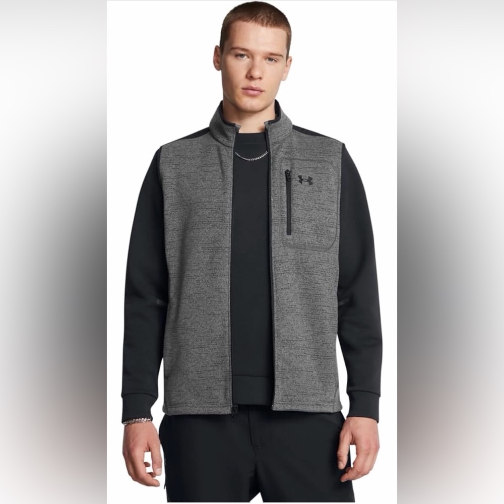 Under Armour Specialist Vest Men Small NWT Fleece Full Zip Athletic Golf Outdoor